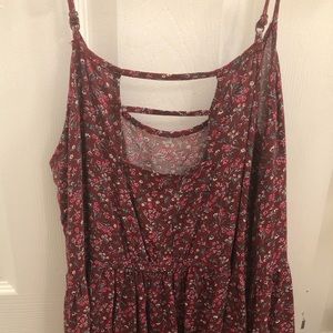Pink-Red flowery summer dress from Target